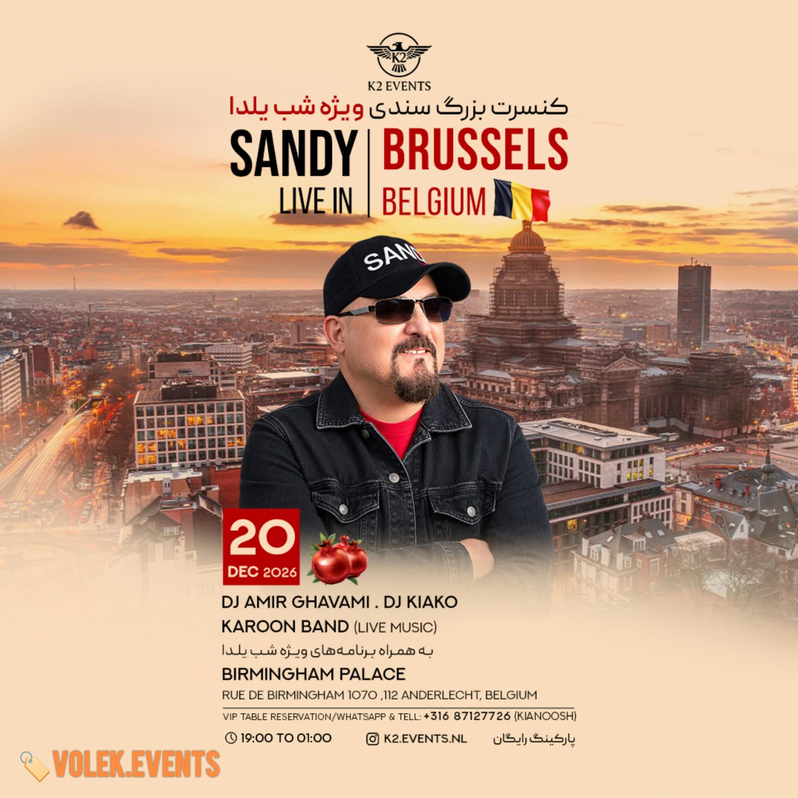 Sandy Live in Belgium
