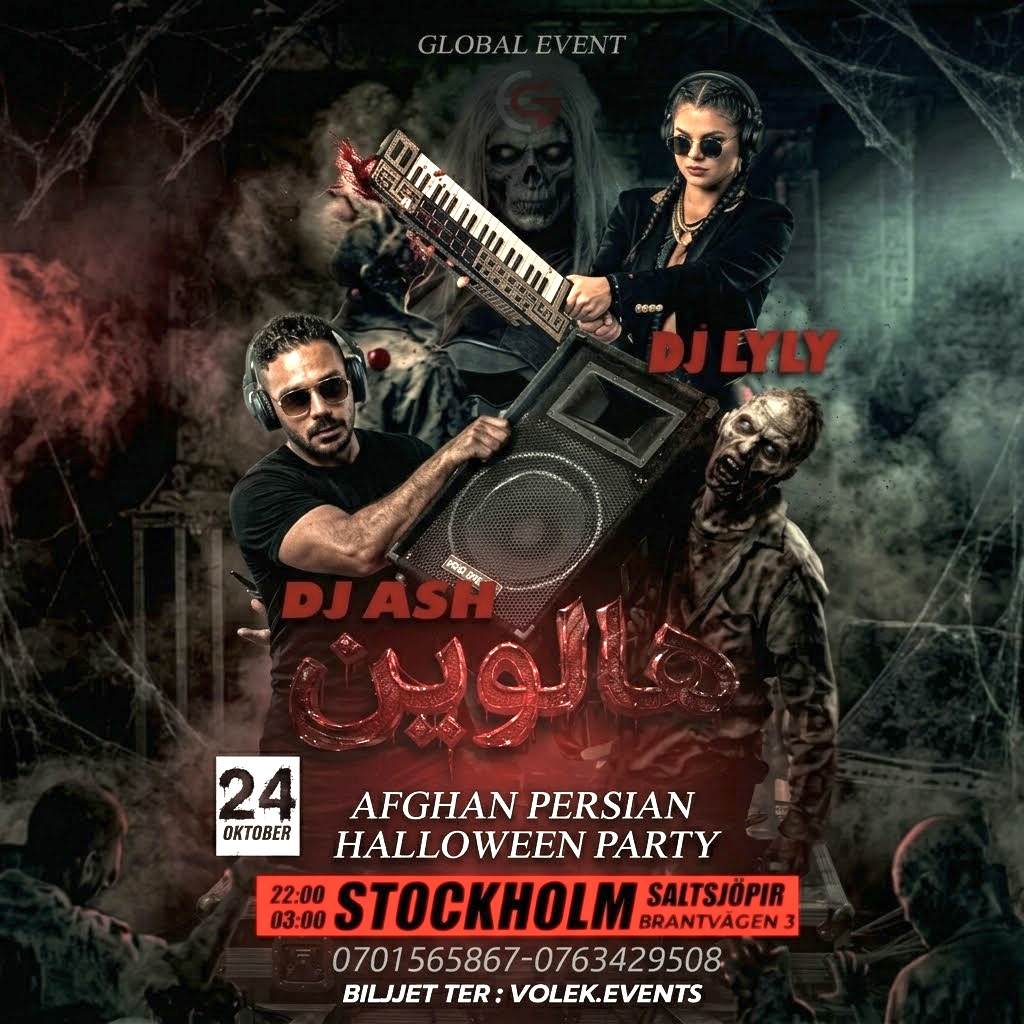 Afghan Persian Halloween Party in Stockholm