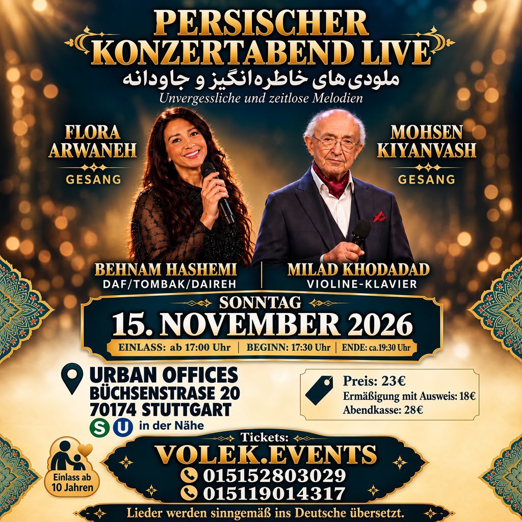 Persischer Konzertabend in Stuttgart