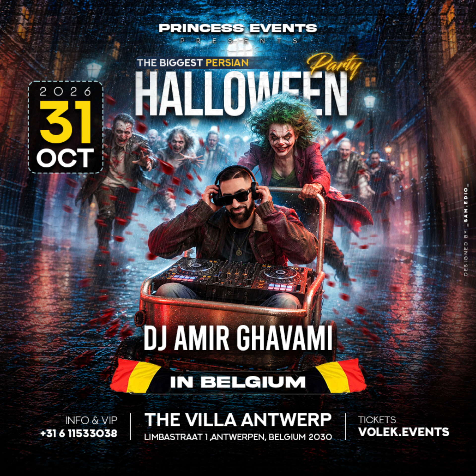 Iranian Halloween Party in Belgium